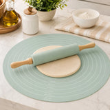 Silicone Dough Mat & Rolling Pin Set