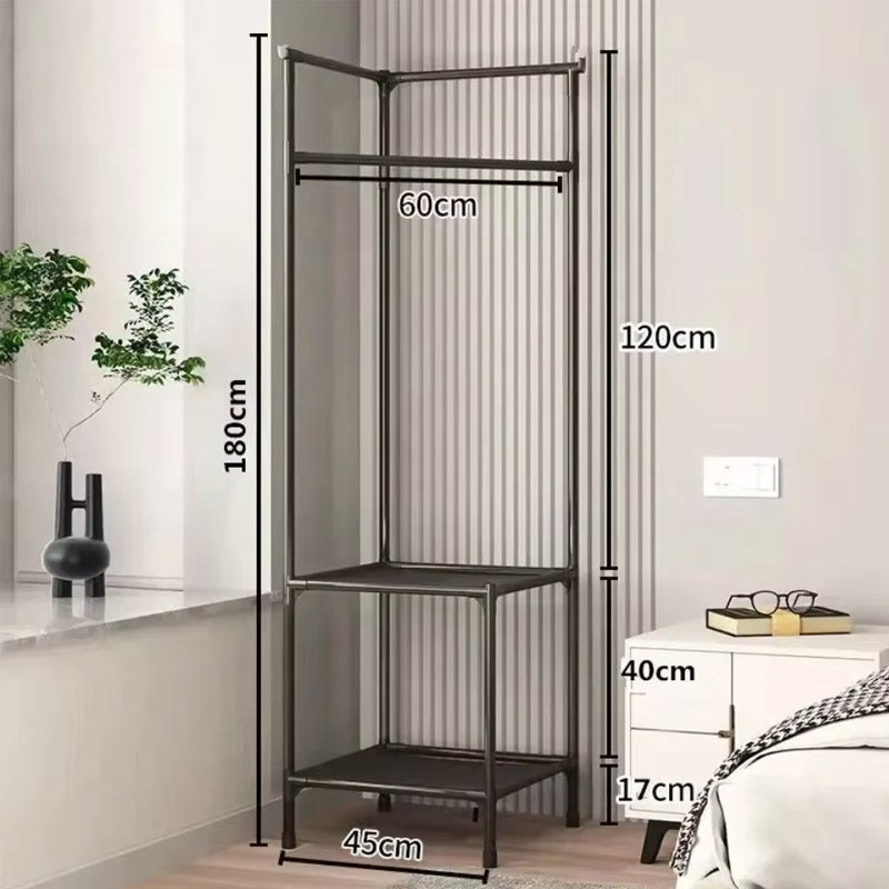 2 Layer Corner Clothes Rack