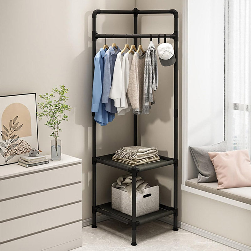2 Layer Corner Clothes Rack