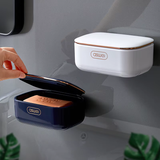 Wall Mounted Soap Dish with Drain Bathroom Soap Holder
