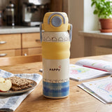 Stainless Steel 600ML Kids Water Bottle