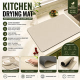Dish Drying Mat - Super Water Absorbent