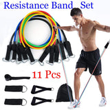 11 Pcs Resistance Yoga Band Set