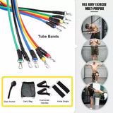 11 Pcs Resistance Yoga Band Set