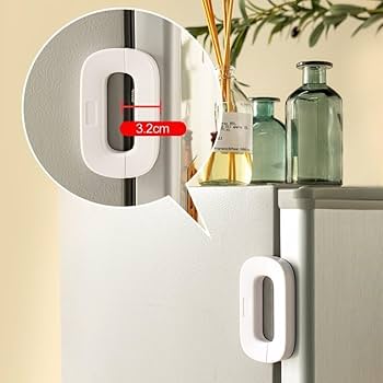 Multifunctional Fridge Door Drawer Lock, Household Refrigerator Lock, Baby Security Cabinet Lock