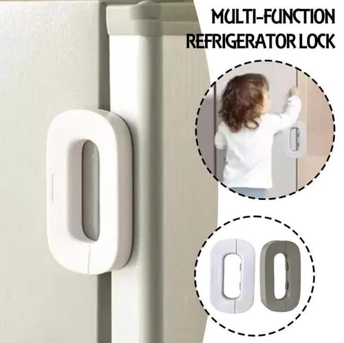 Multifunctional Fridge Door Drawer Lock, Household Refrigerator Lock, Baby Security Cabinet Lock