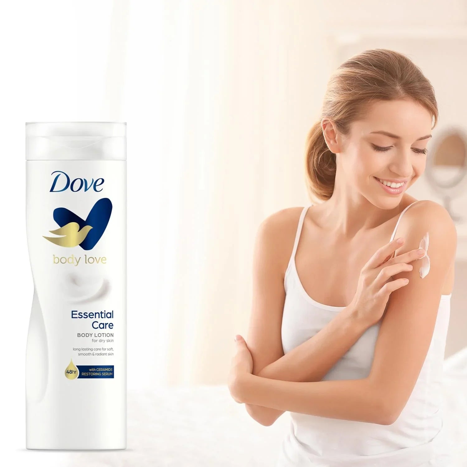 Dove Body Love Essential Care Nourishing Body Lotion for Dry Skin