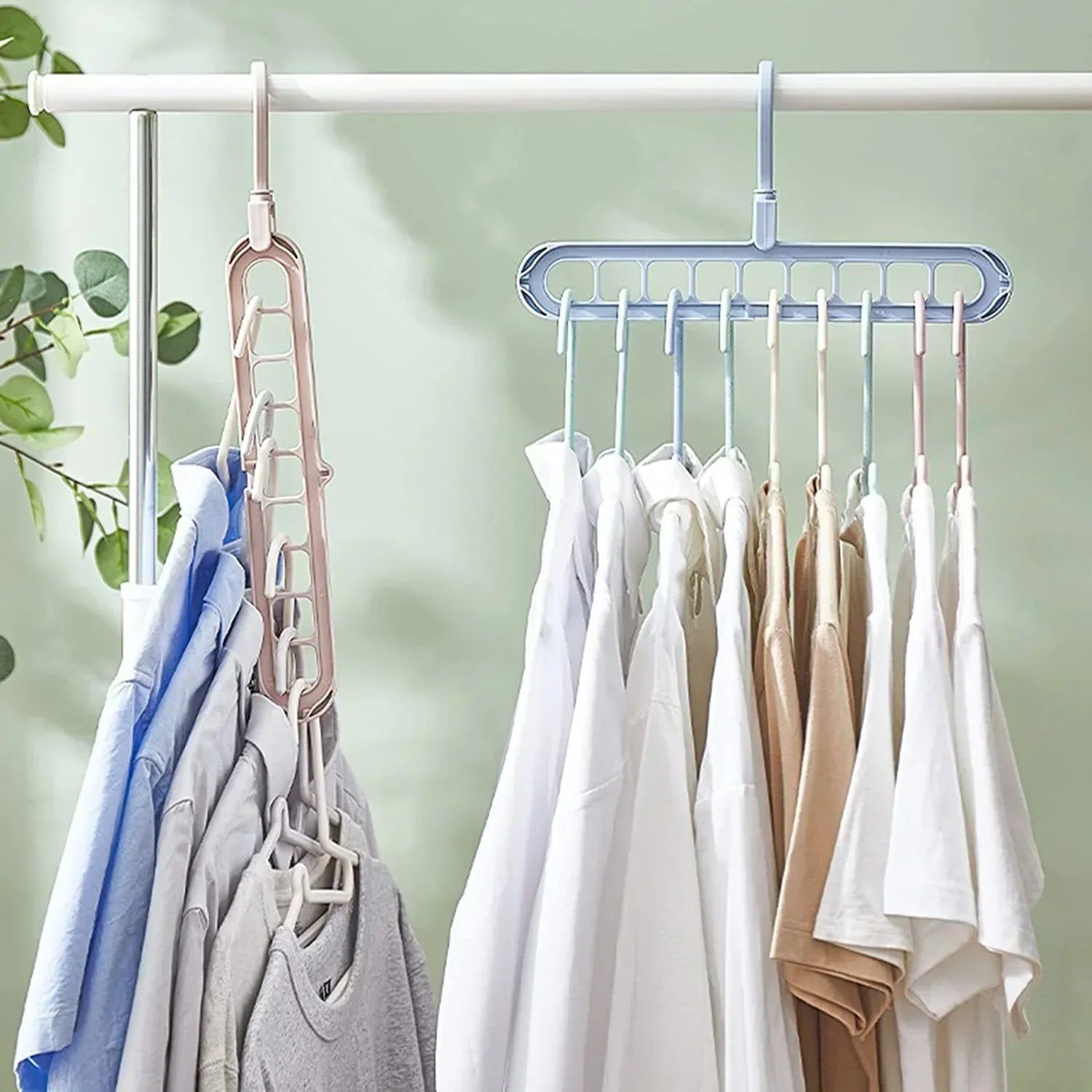 Magic Clothes Hangers, 4 Pack Wardrobe Hangers