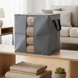 Premium Foldable Blanket & Bedding Storage Organizer (Pack of 03)
