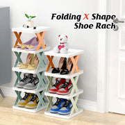X Shape Shoes Rack