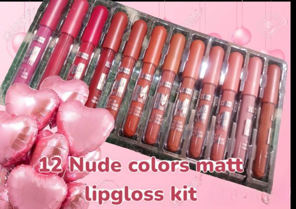 12 Shade Pack shiny gosh  Lipgloss Pack of 12, for enhance your beauty look
