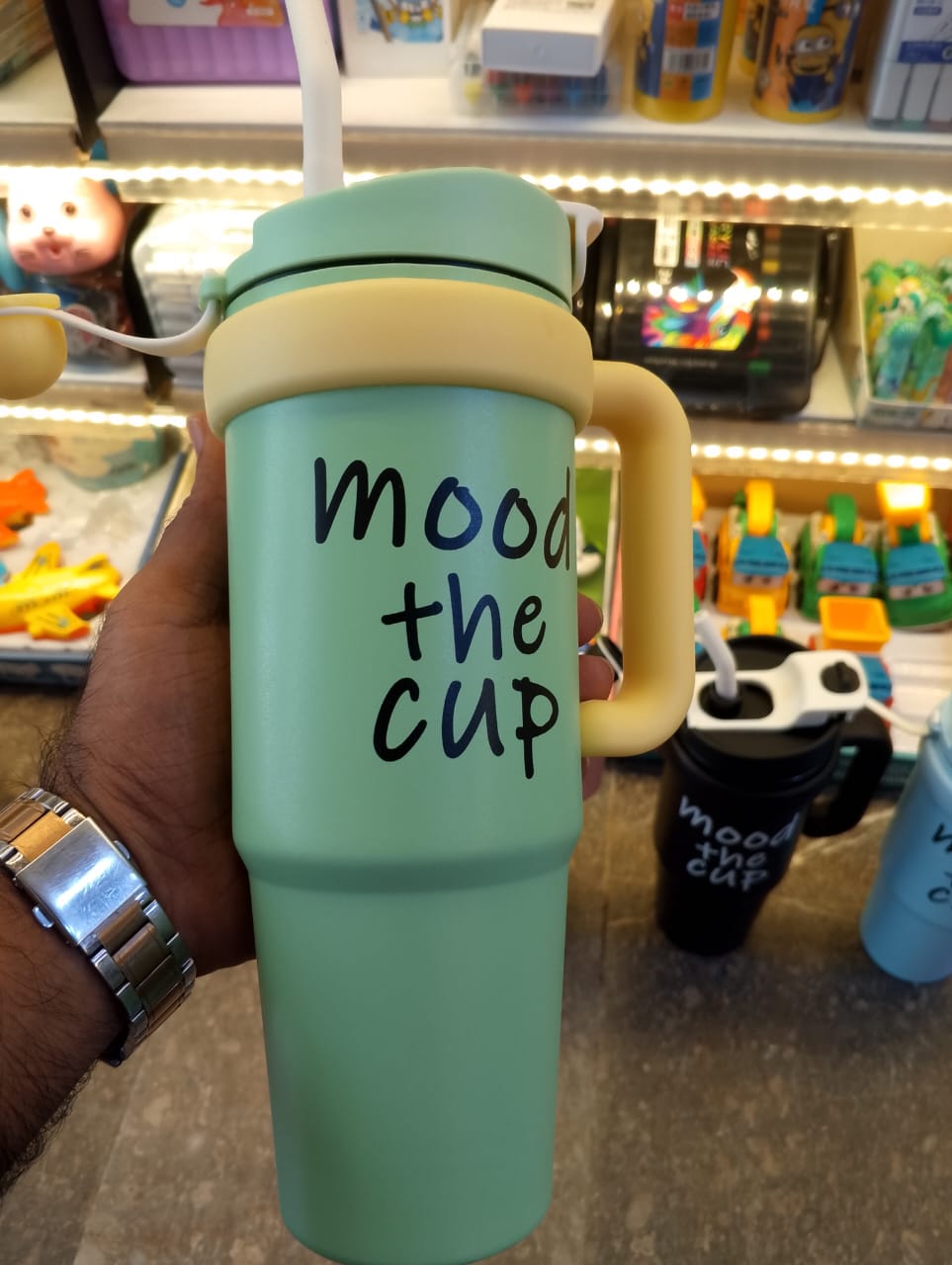 Sporty Style Tumbler with Straw