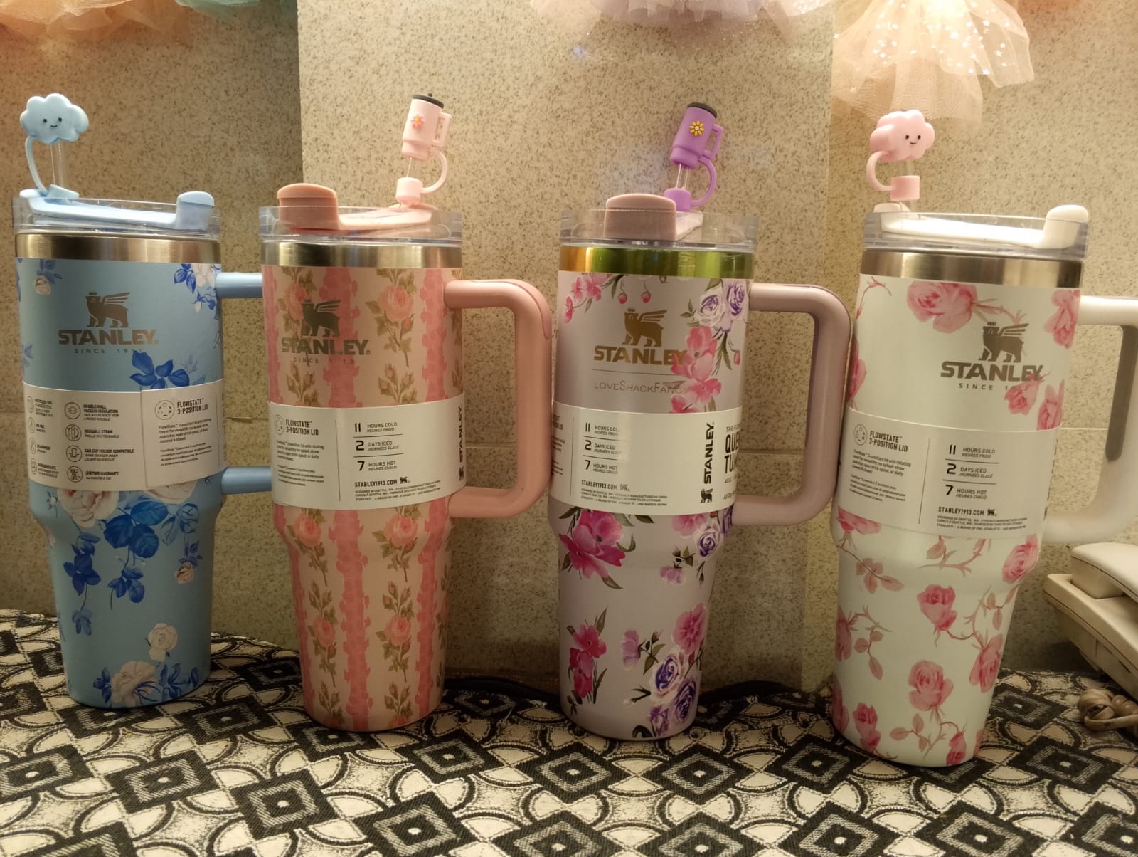 Printed Stanley Quencher H2.0 tumbler