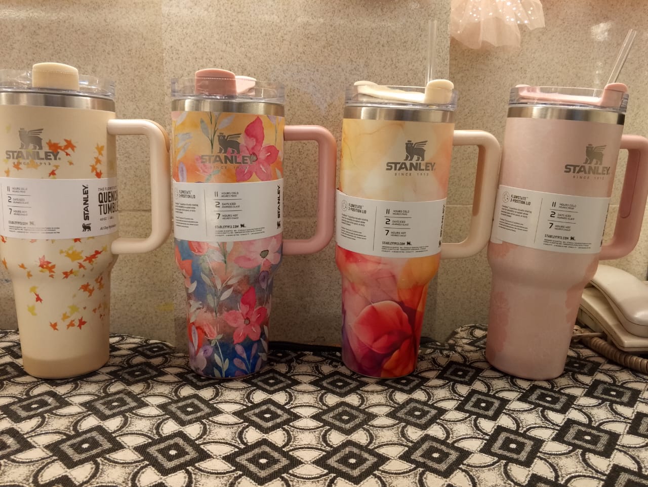 Printed Stanley Quencher H2.0 tumbler