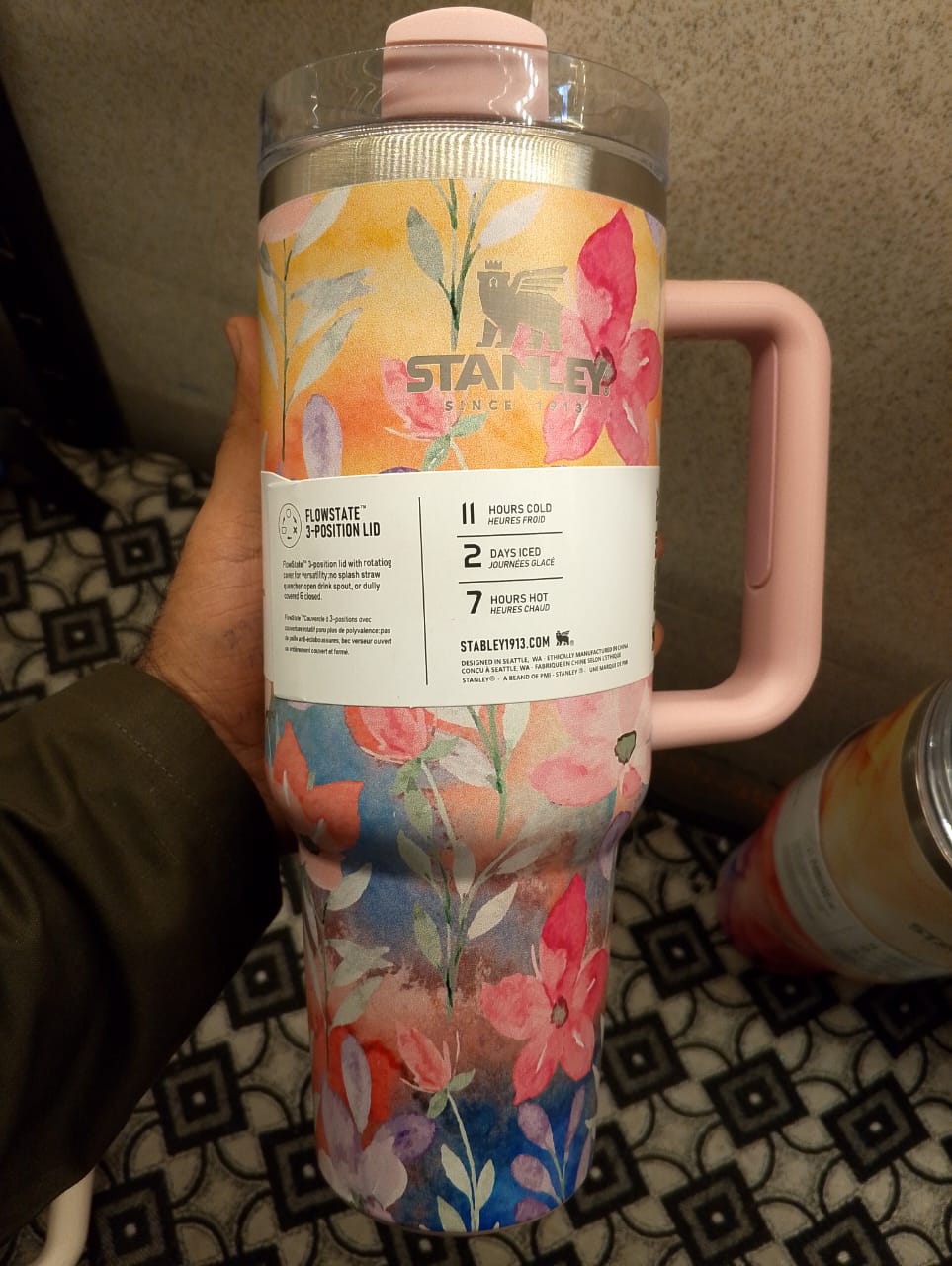 Printed Stanley Quencher H2.0 tumbler