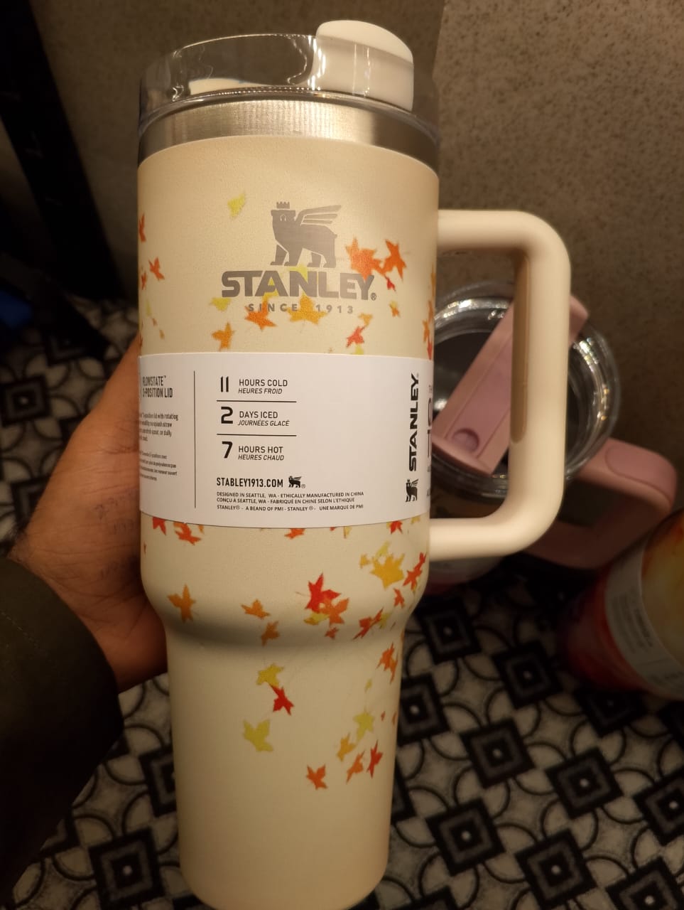 Printed Stanley Quencher H2.0 tumbler
