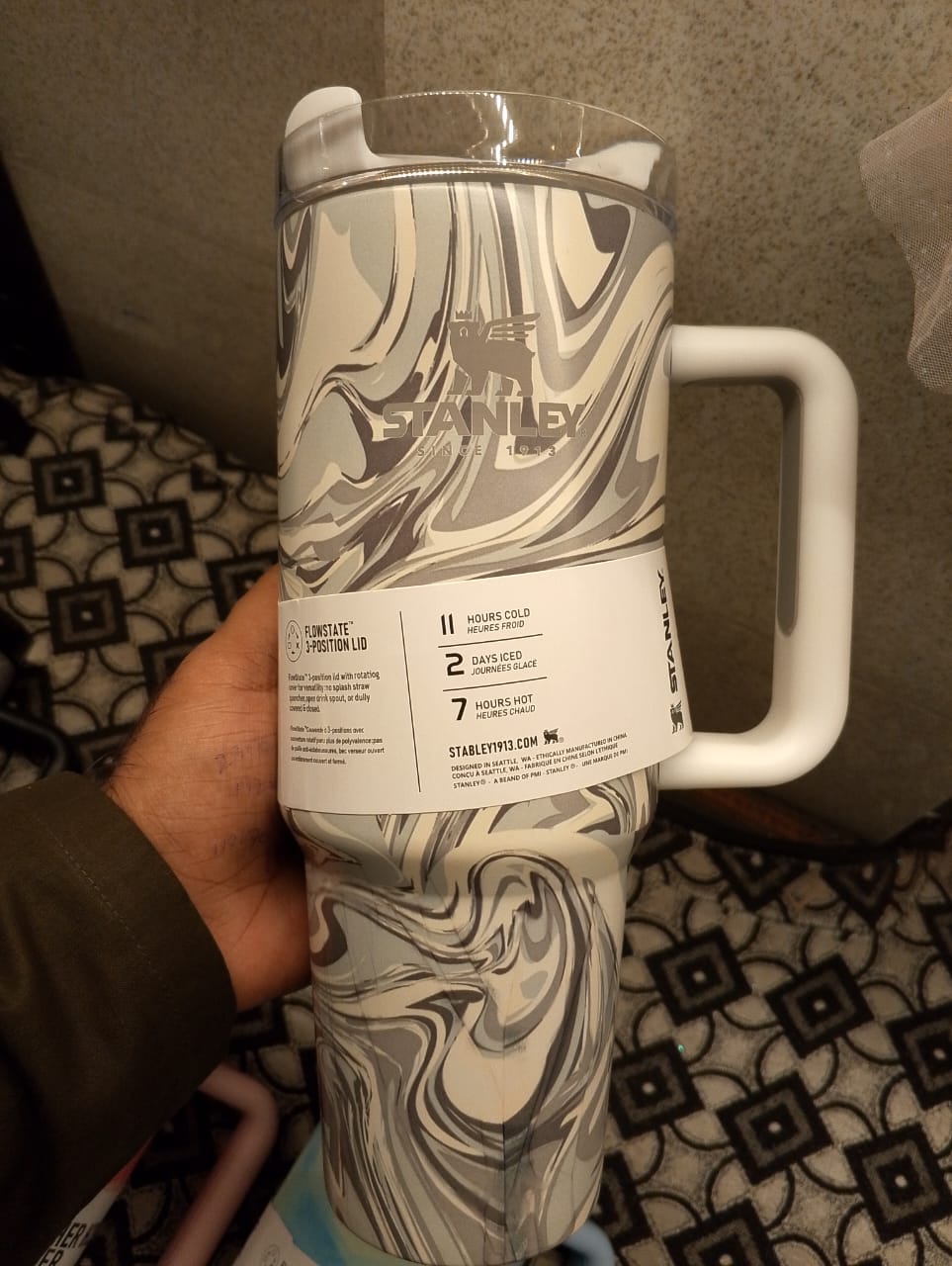 Printed Stanley Quencher H2.0 tumbler