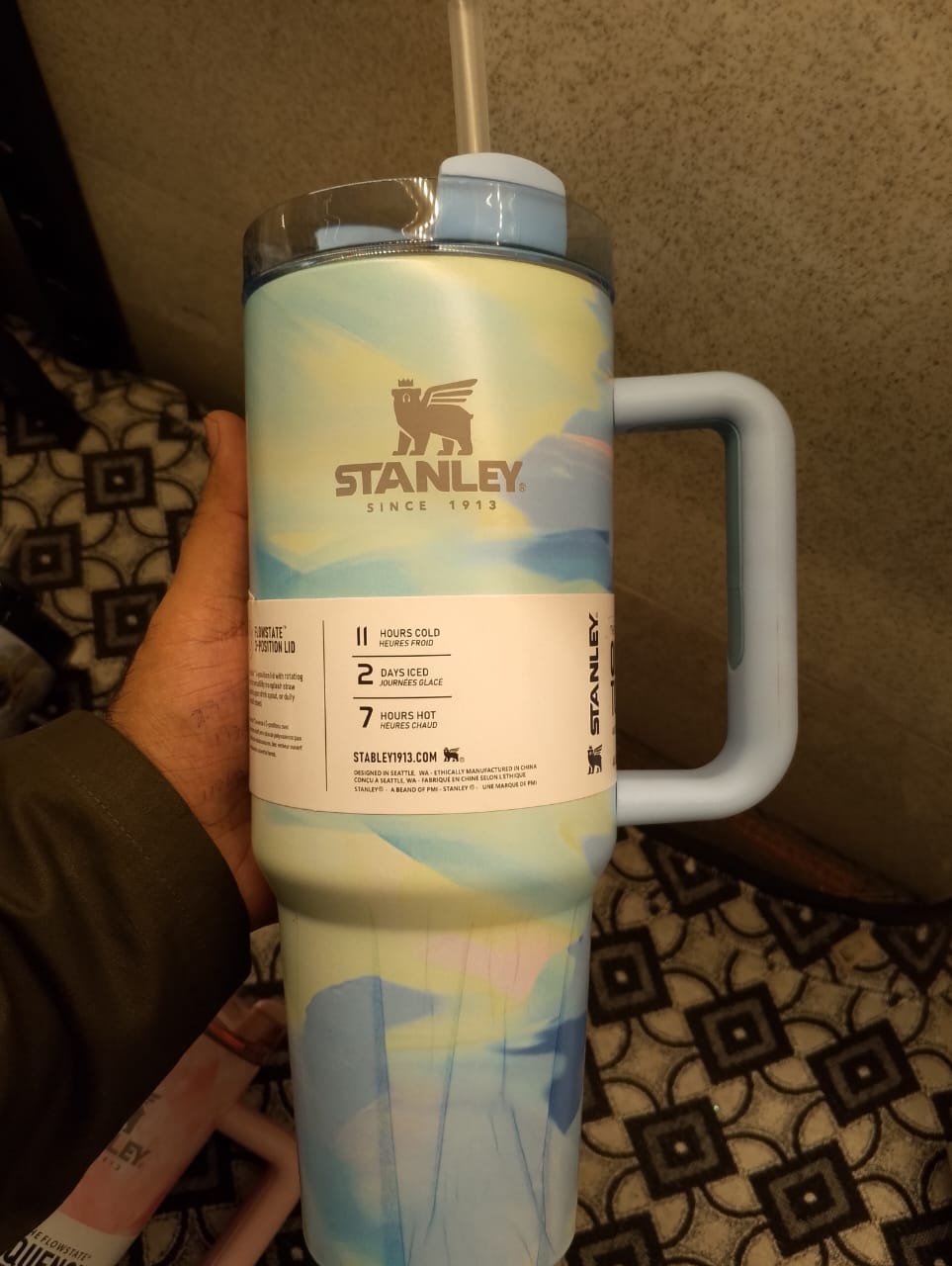 Printed Stanley Quencher H2.0 tumbler