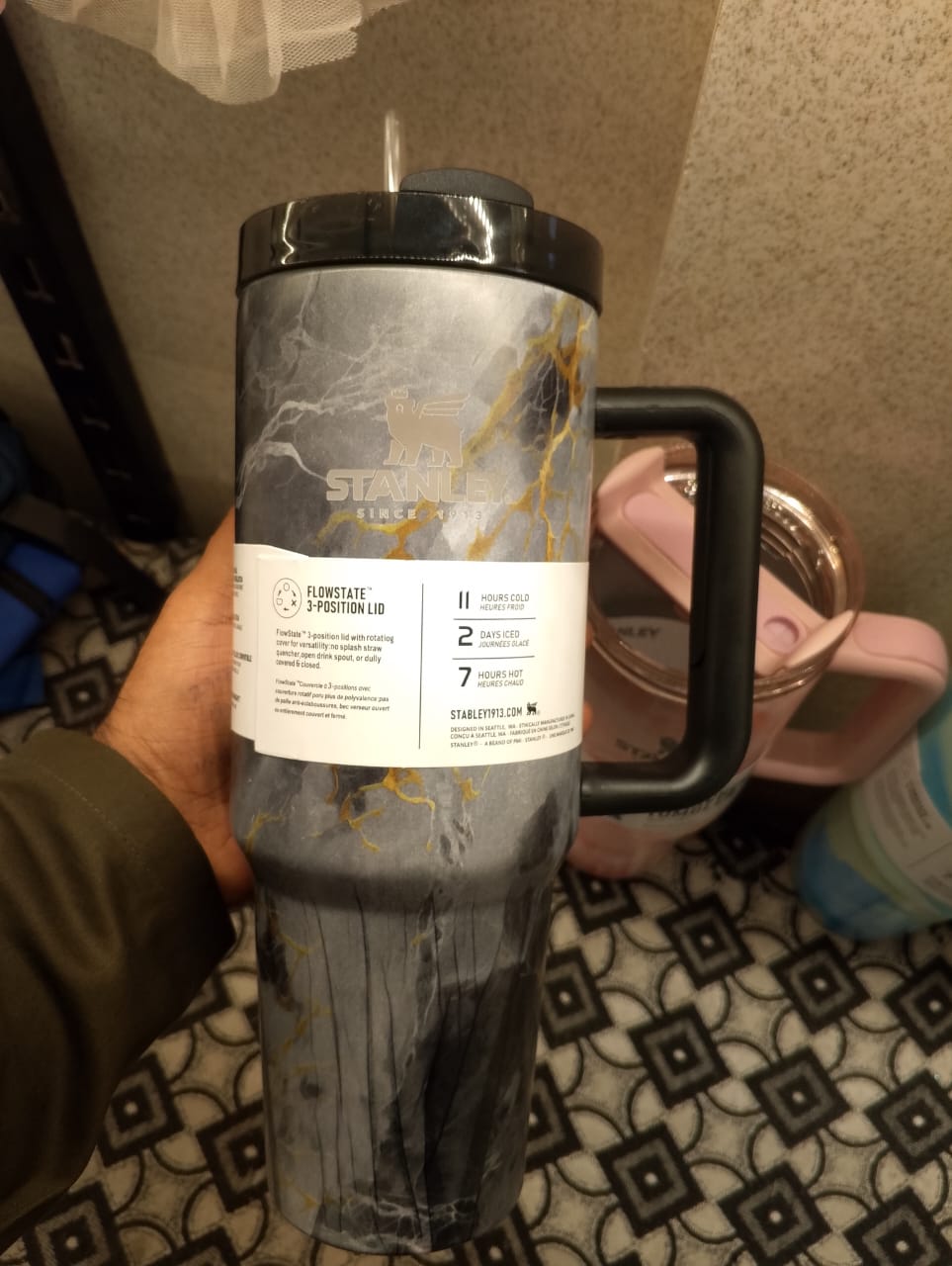 Printed Stanley Quencher H2.0 tumbler