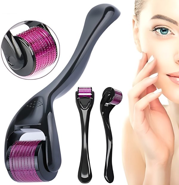 Combo Deal 1 Silicone Face Cleansing Brush  1 Derma Roller