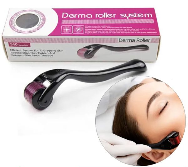 Combo Deal 1 Silicone Face Cleansing Brush  1 Derma Roller