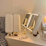 Foldable Dressing LED Makeup Mirror