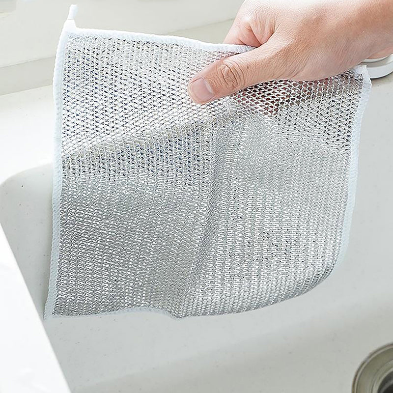 Steel Wire Dish Washing Cloth – Non-Scratch & Durable for Kitchen (pack of 12, 22 & 34)