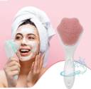 Combo Deal 1 Silicone Face Cleansing Brush  1 Derma Roller