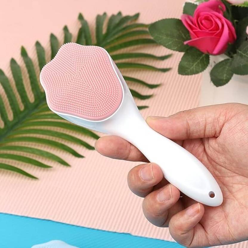Combo Deal 1 Silicone Face Cleansing Brush  1 Derma Roller