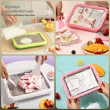 Instant Rolled Ice Cream Maker Tray